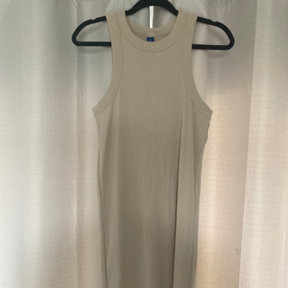 Old Navy Beige midi dress